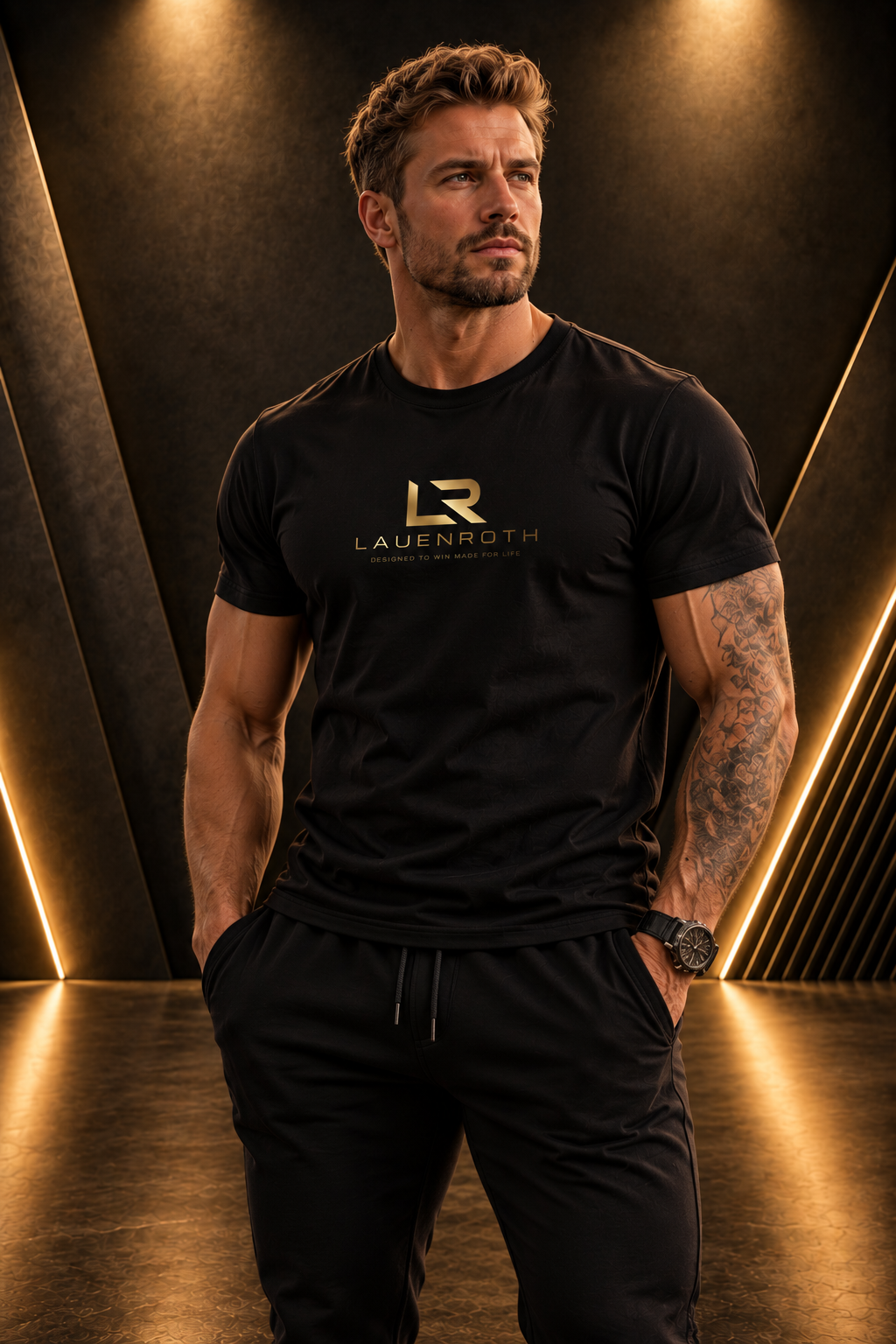 LAUENROTH LEGACY T-SHIRT - BLACK