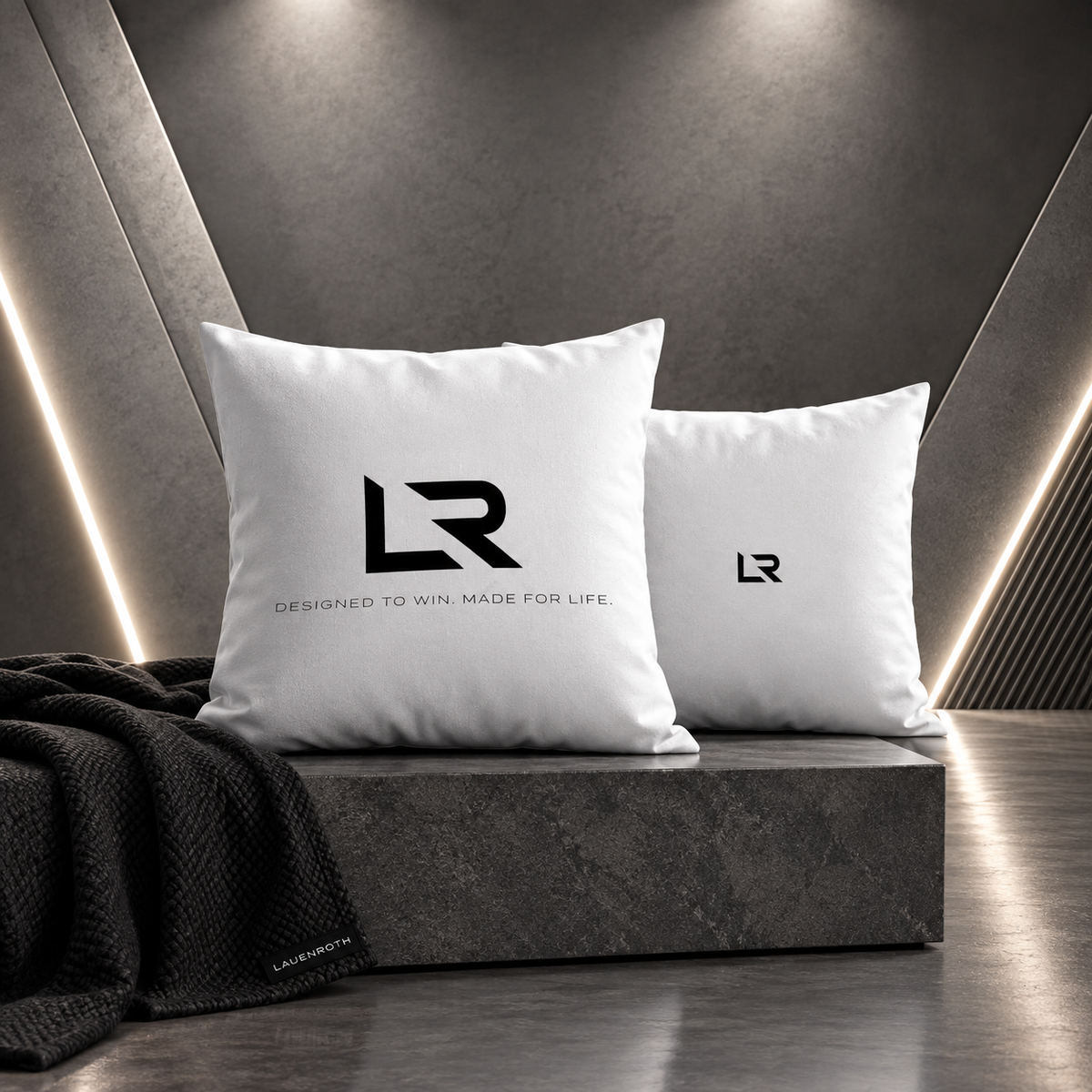 LAUENROTH BLACK LABEL KISSENBEZUG