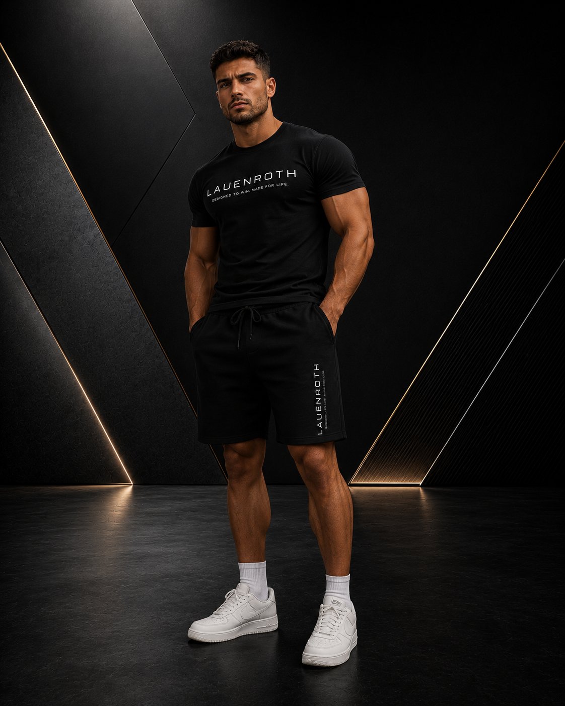 LAUENROTH SIGNATURE FLEECE SHORTS