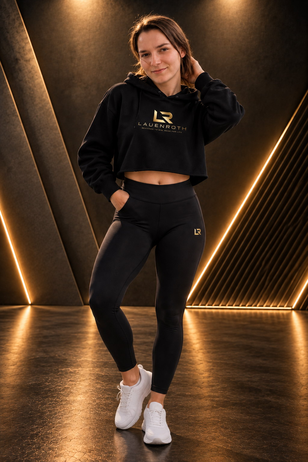 LAUENROTH LEGACY CROPPED HOODIE