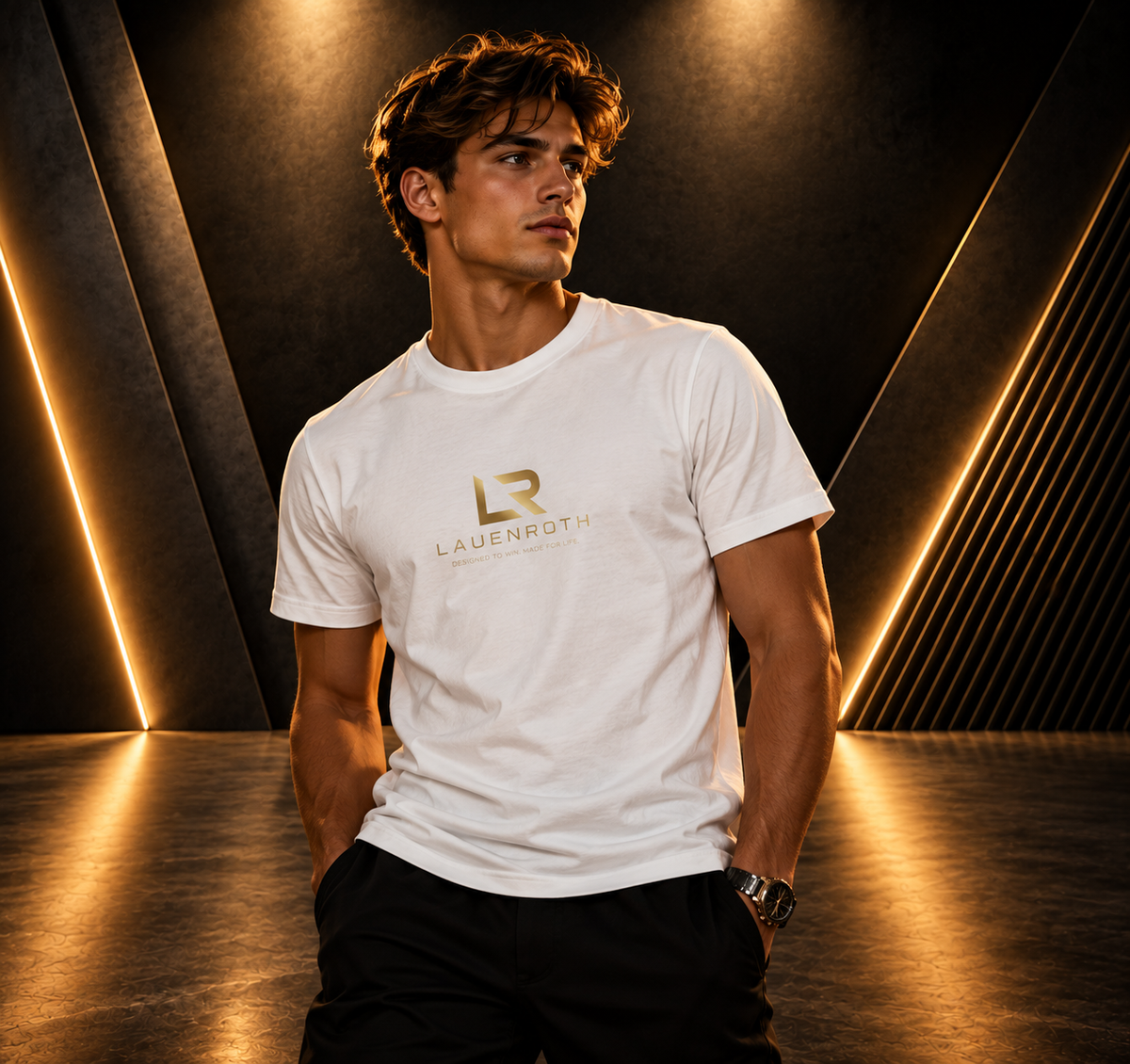 LAUENROTH LEGACY Unisex T-Shirt – White